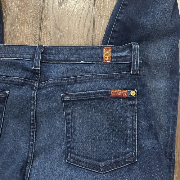 7 For All Mankind Indigo Skinny Jeans - Picture 6 of 12
